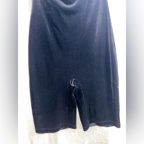 Velour Strapless Jumpsuit - Picture 12 of 12